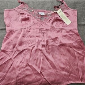 Adjustable strappy silk camisole (NWT) - size s